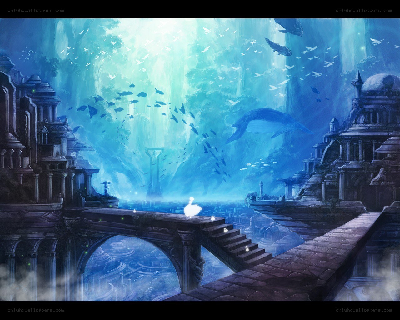 Underwater ancient city