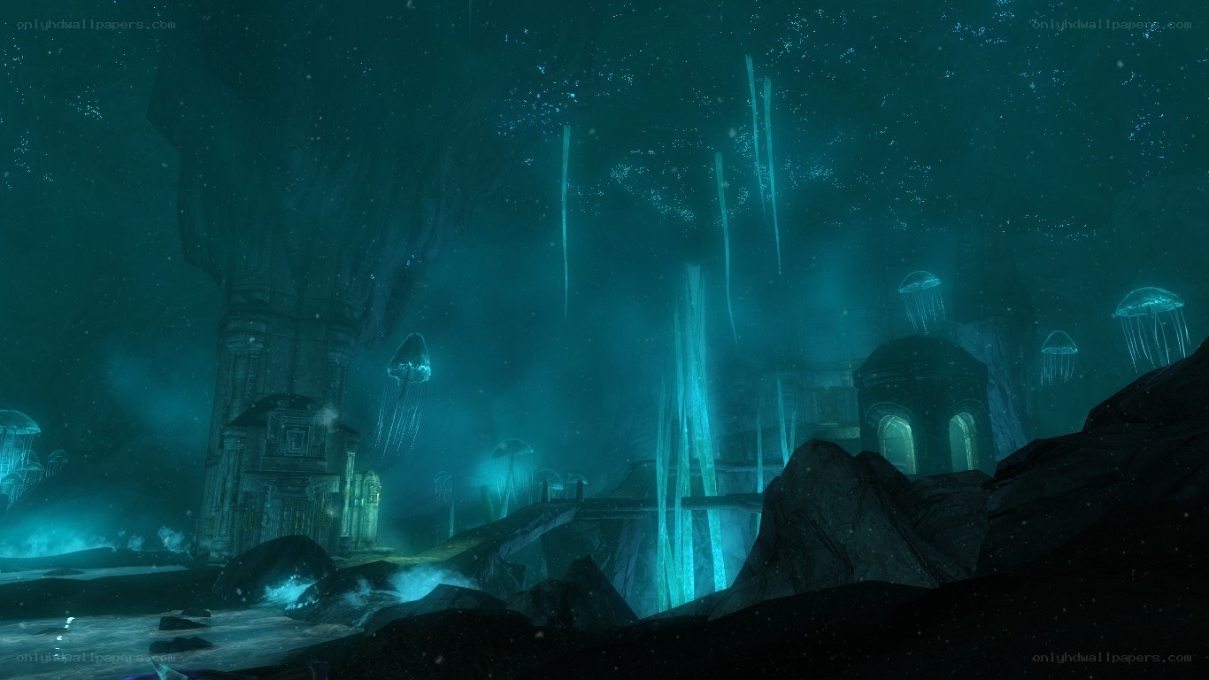underwater ancient ruins