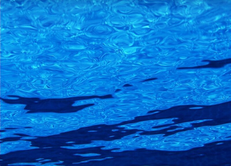 underwater blue water surface