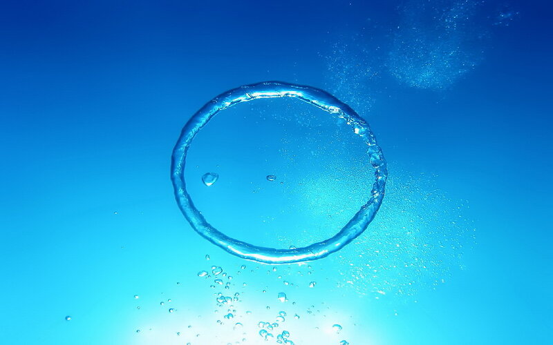 underwater bubble ring