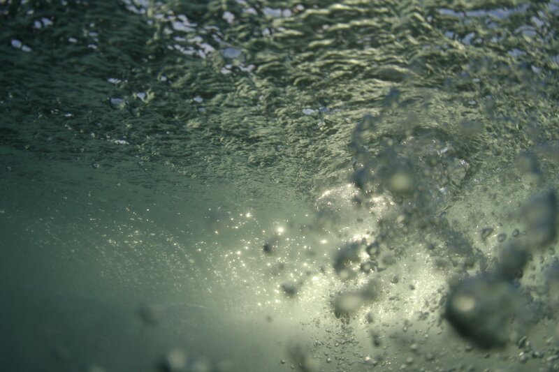 Underwater bubbles and light