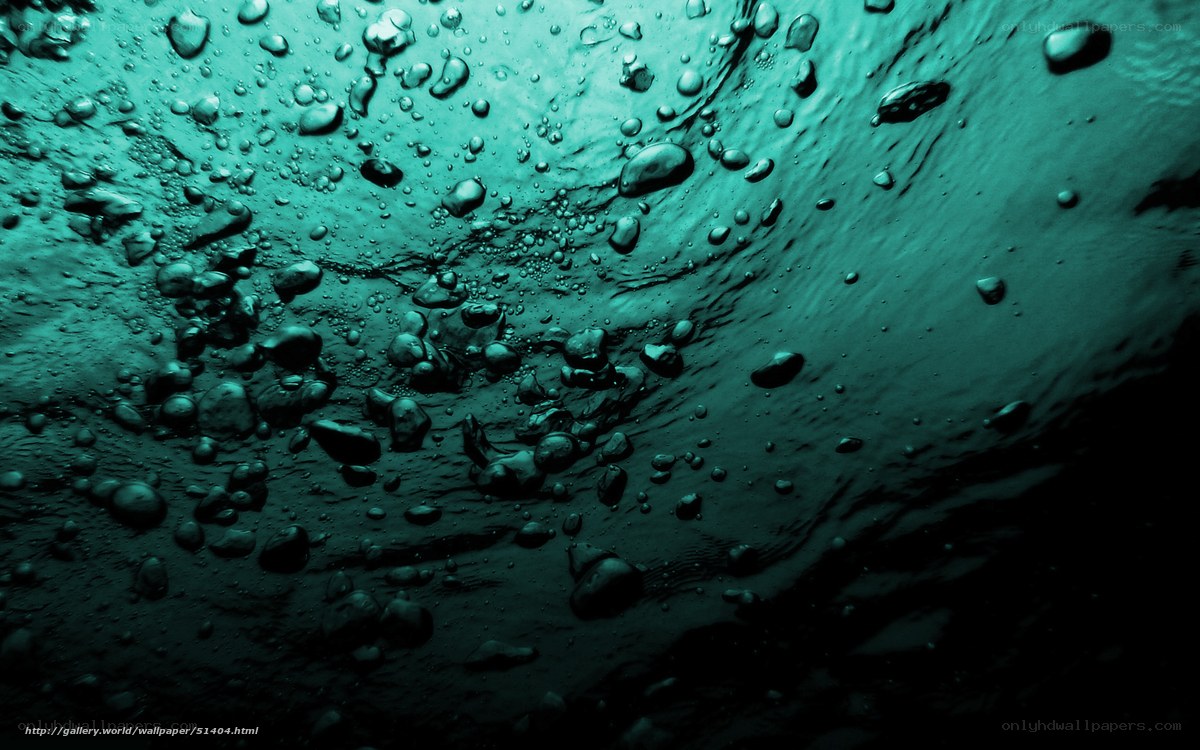 Underwater bubbles and light