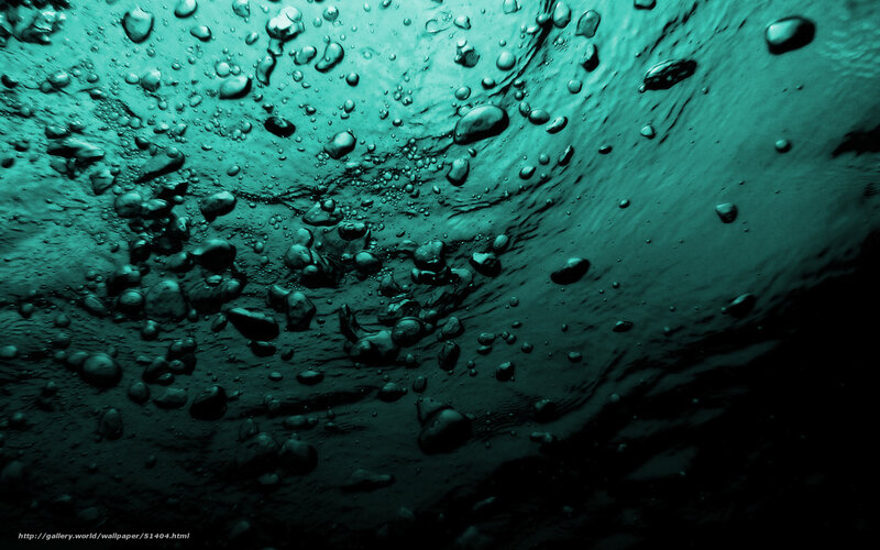 Underwater Bubbles and Water