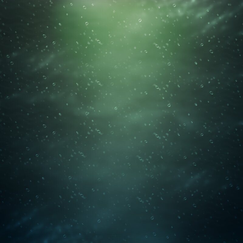 Underwater Bubbles — Green