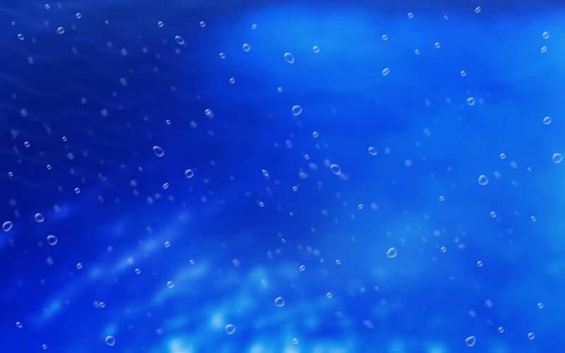 underwater bubbles in blue water