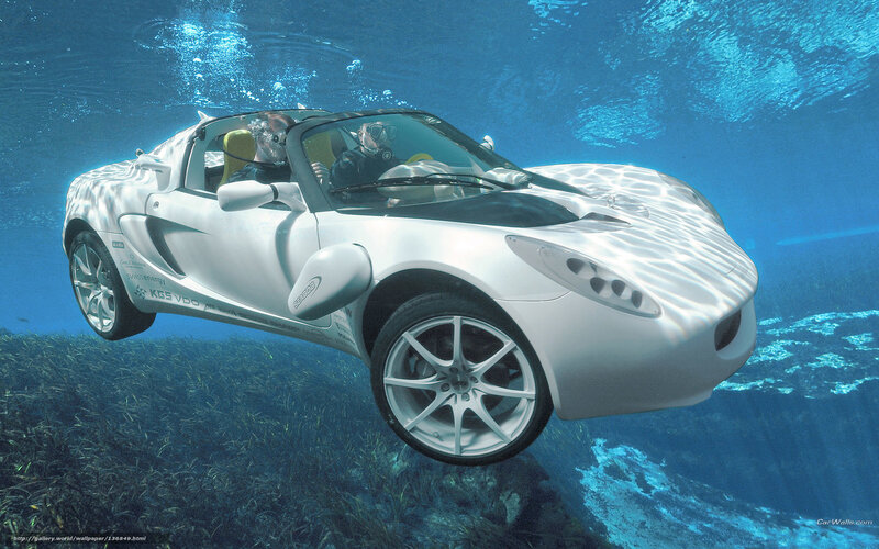Underwater Car with Driver