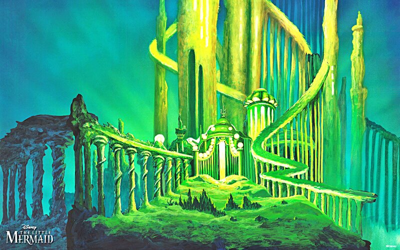 Underwater Castle Ruins — Green
