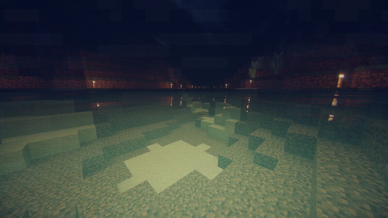 Underwater Cave in Minecraft