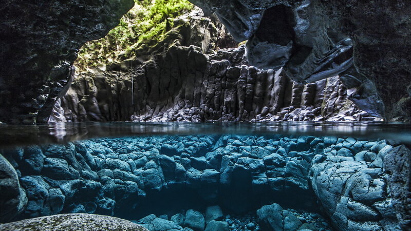 Underwater Cave Pool