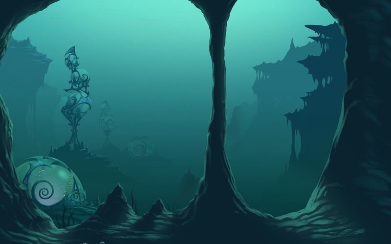 Underwater Cave Structure
