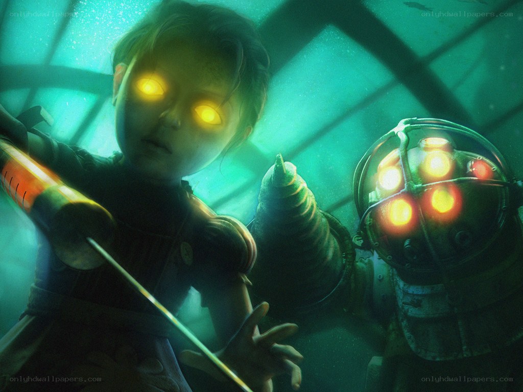 Underwater child and robot