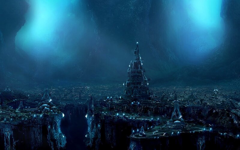 Underwater city of the deep