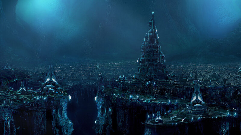 Underwater city of the deep