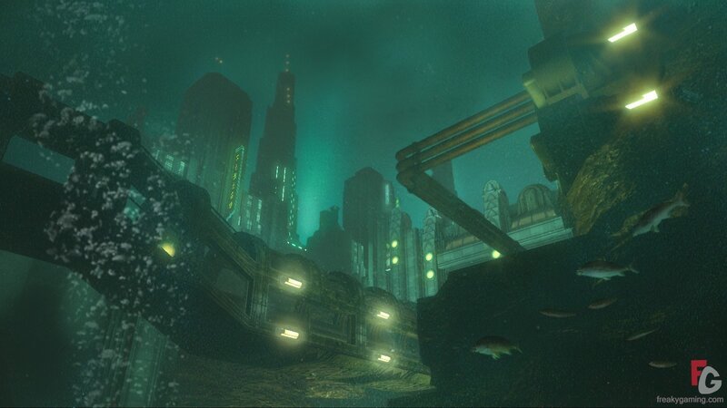 underwater city ruins