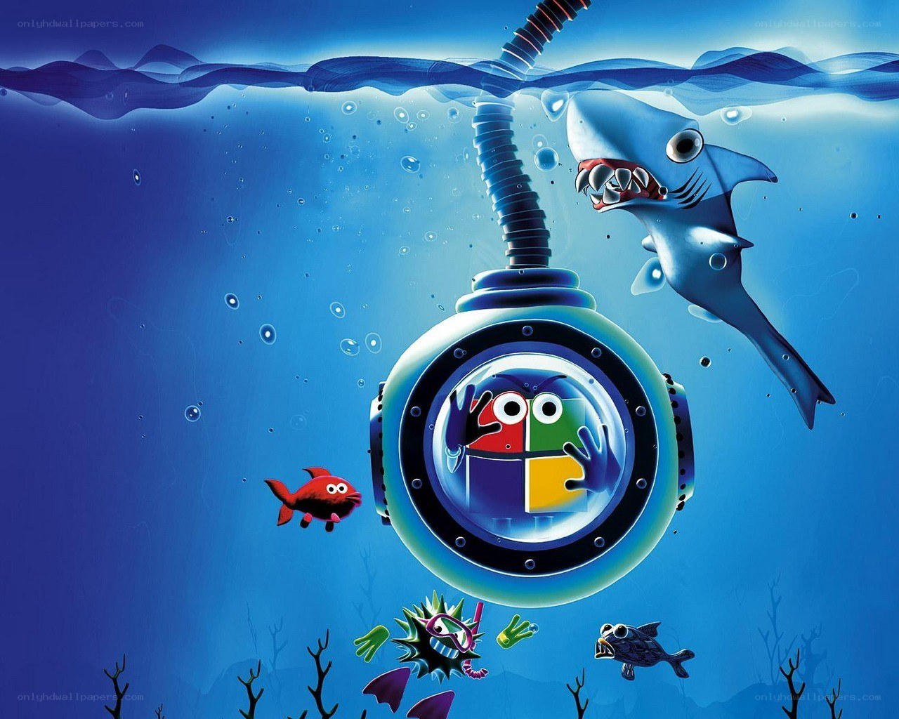 Underwater computer adventure