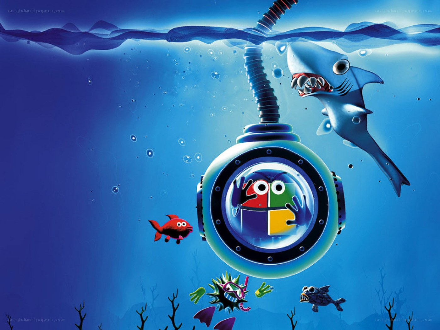 Underwater computer adventure