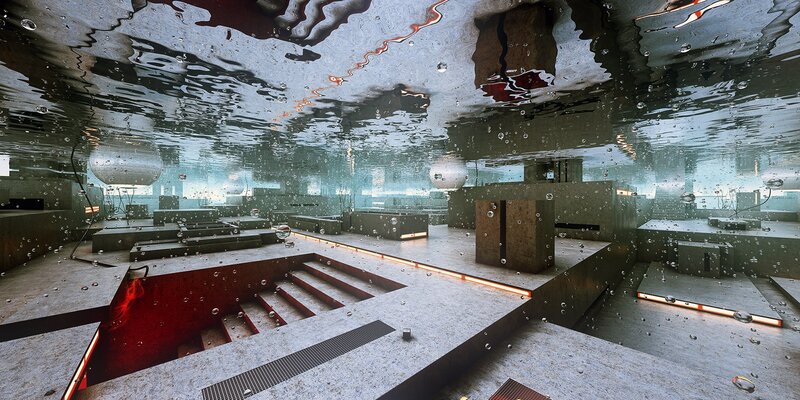 underwater concrete structure