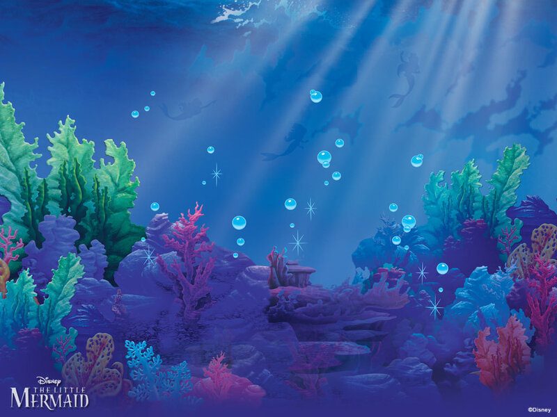 Underwater Coral Reef — Blue