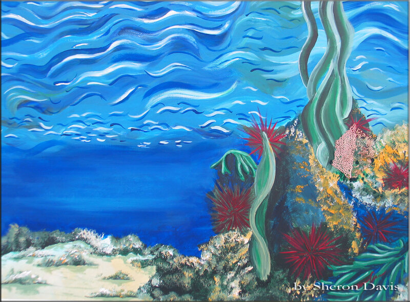 Underwater Coral Reef Scene