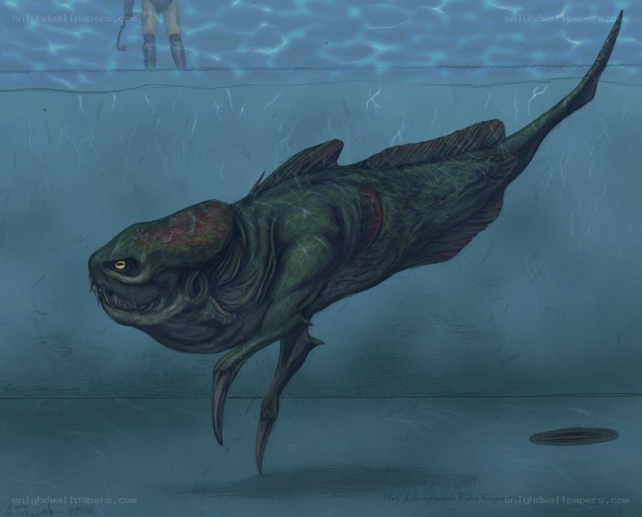 Underwater creature from Half-Life