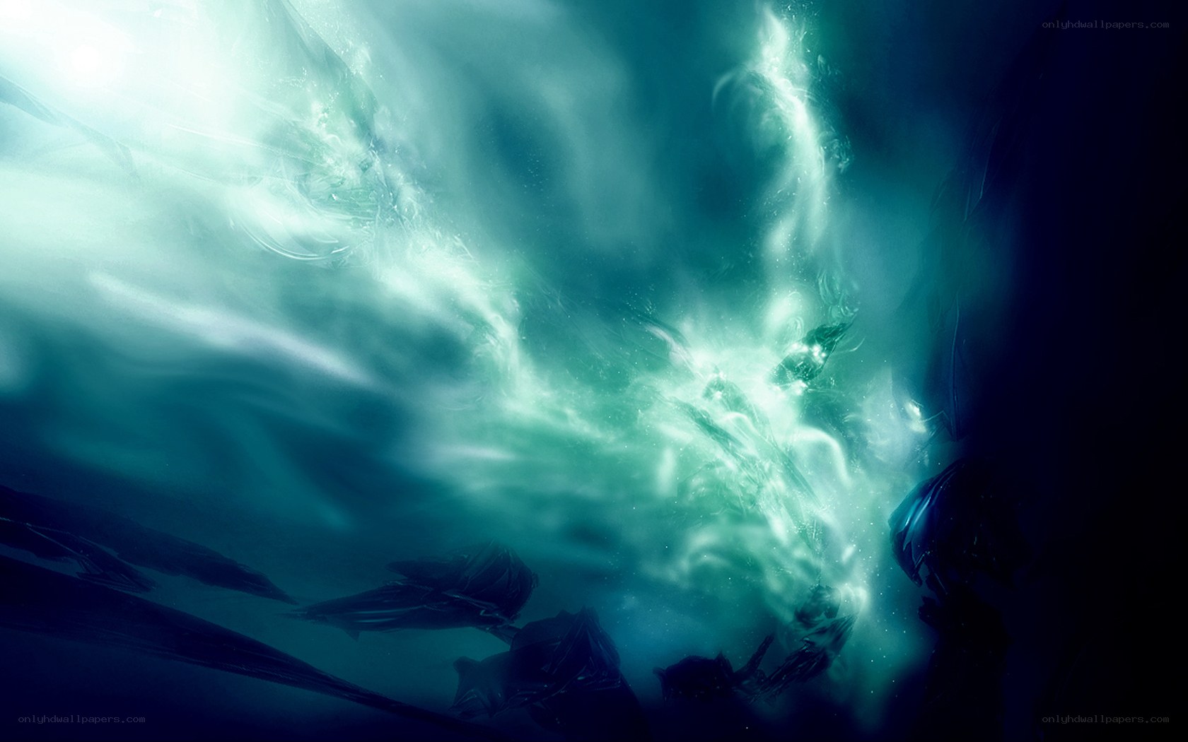Underwater energy burst