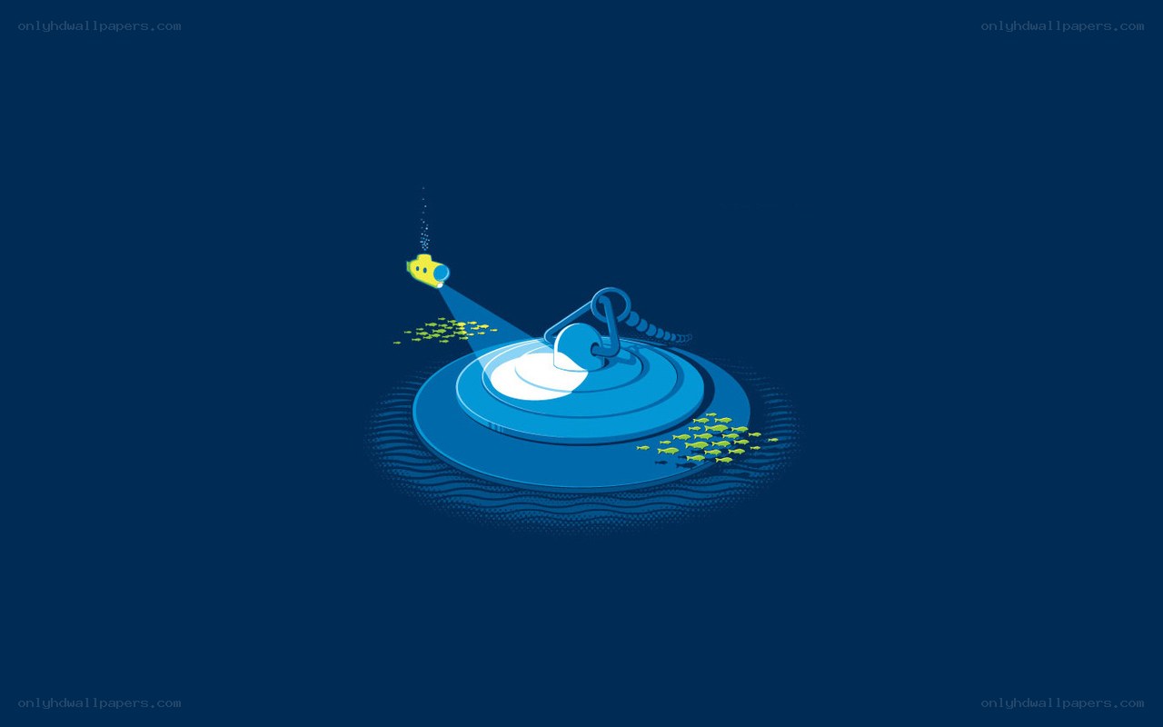 Underwater exploration scene