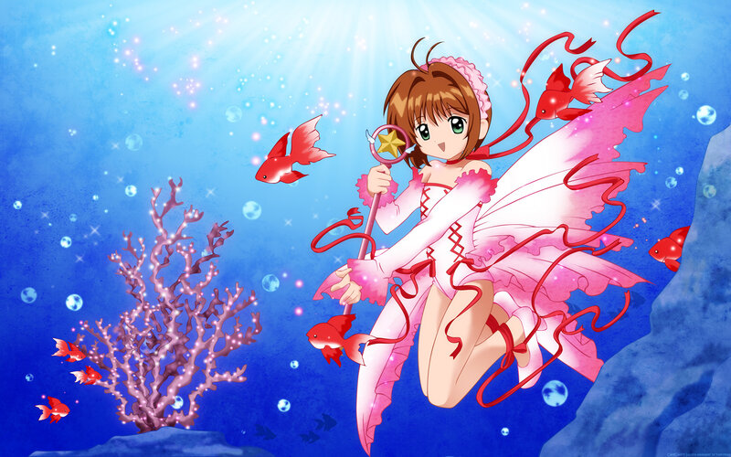 underwater fairy with wand