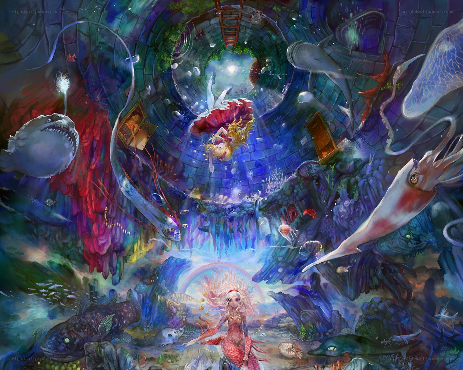 Underwater fantasy adventure