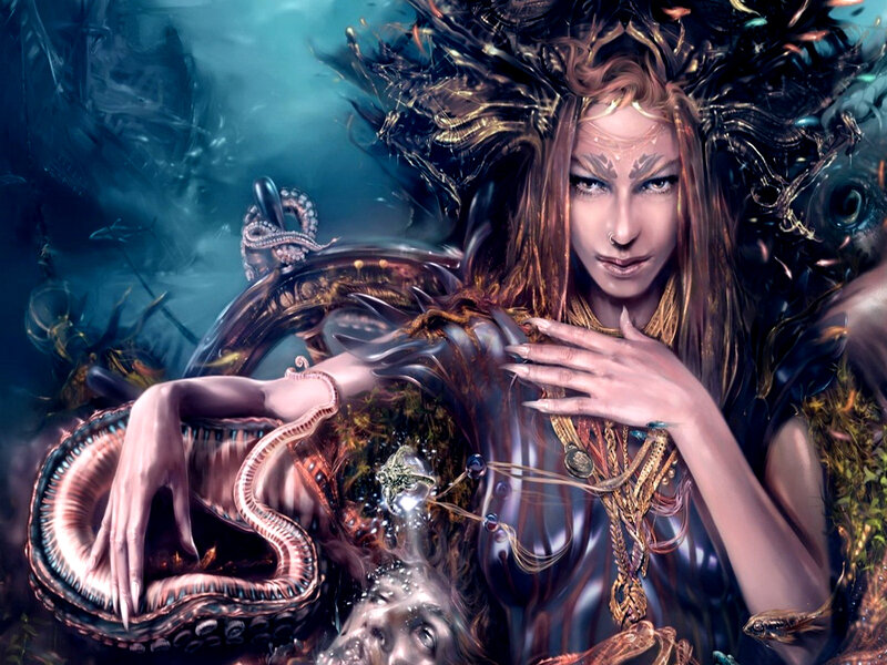 Underwater fantasy queen