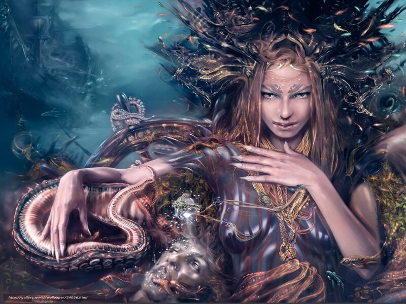 Underwater fantasy queen