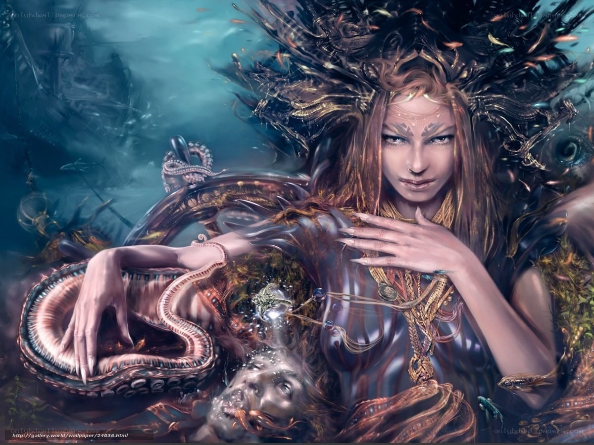 Underwater fantasy queen