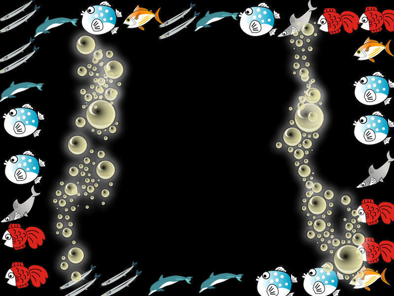 underwater fish border
