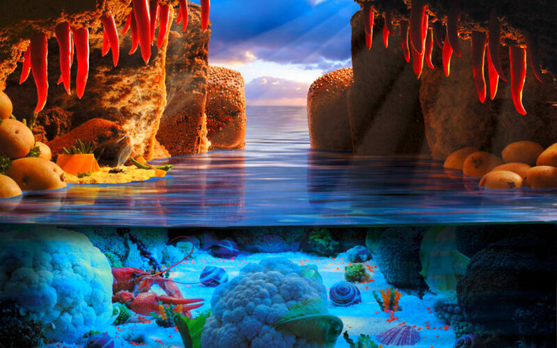 Underwater Food Landscape