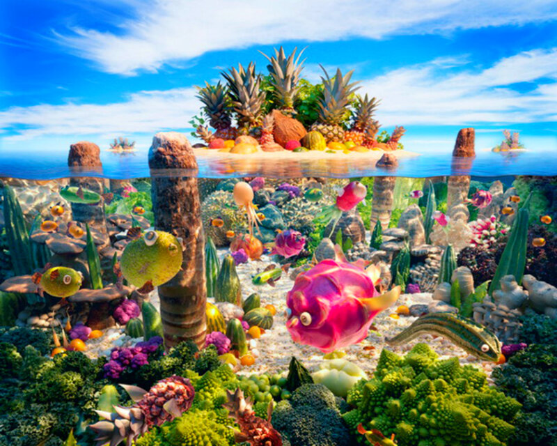 Underwater Fruit Island