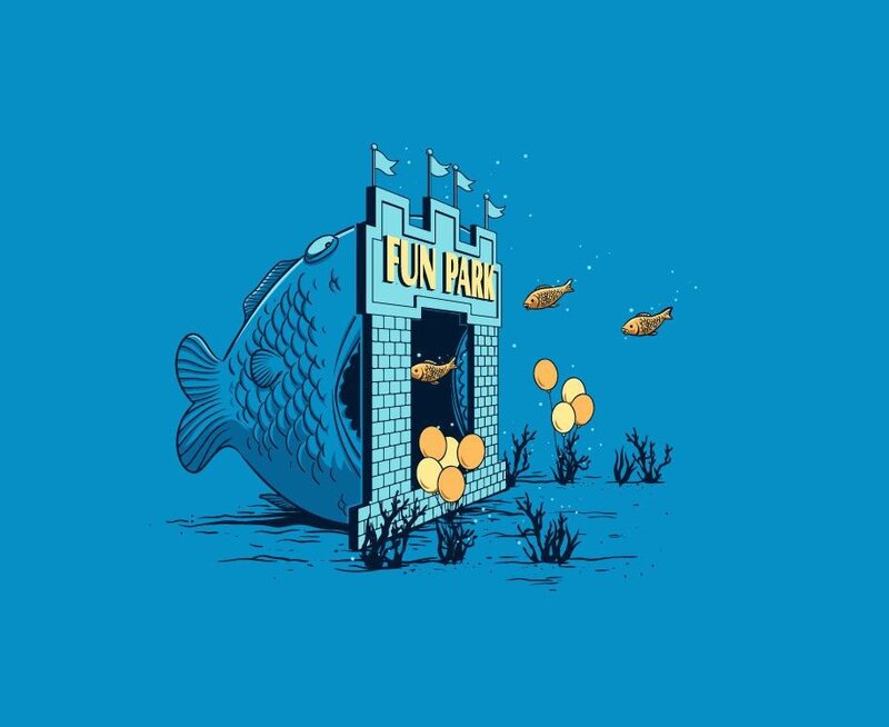 Underwater fun park