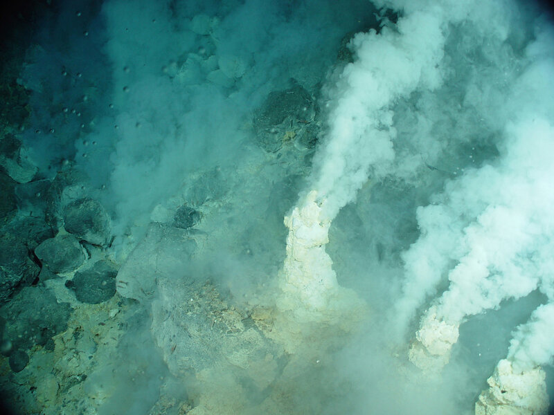 Underwater hydrothermal vent