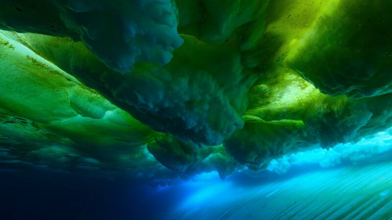 Underwater Ice Formation