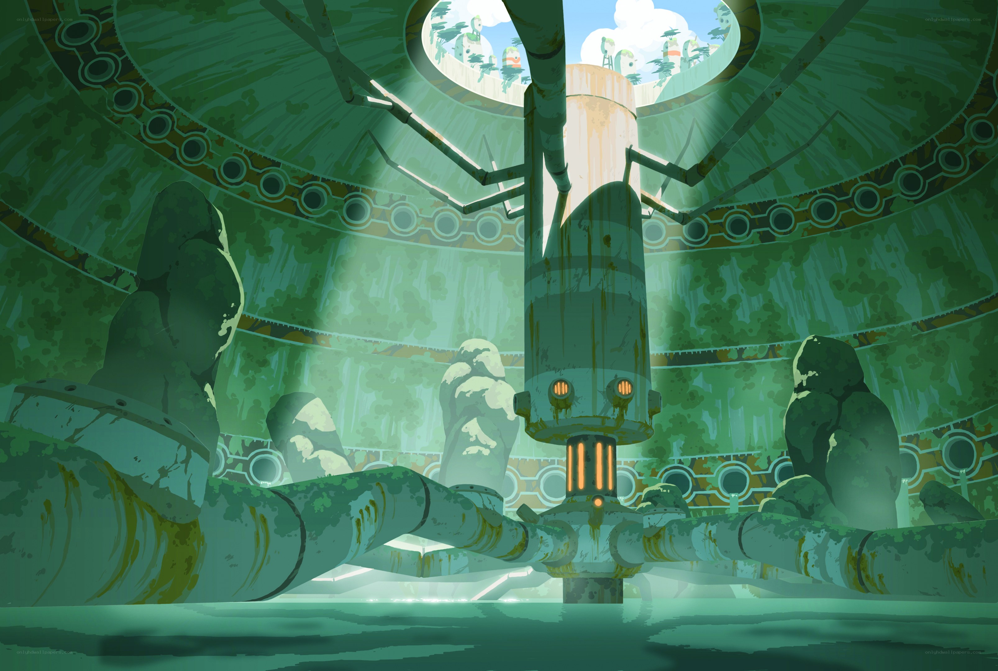 underwater industrial chamber