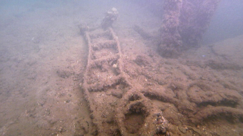 Underwater Ladder Wreckage