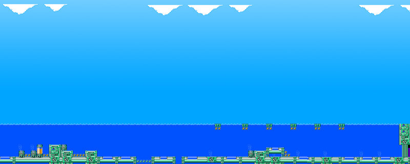 underwater level scene