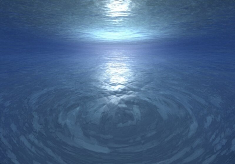 underwater light beam