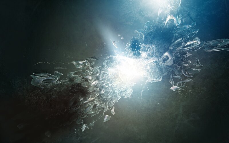 Underwater light explosion