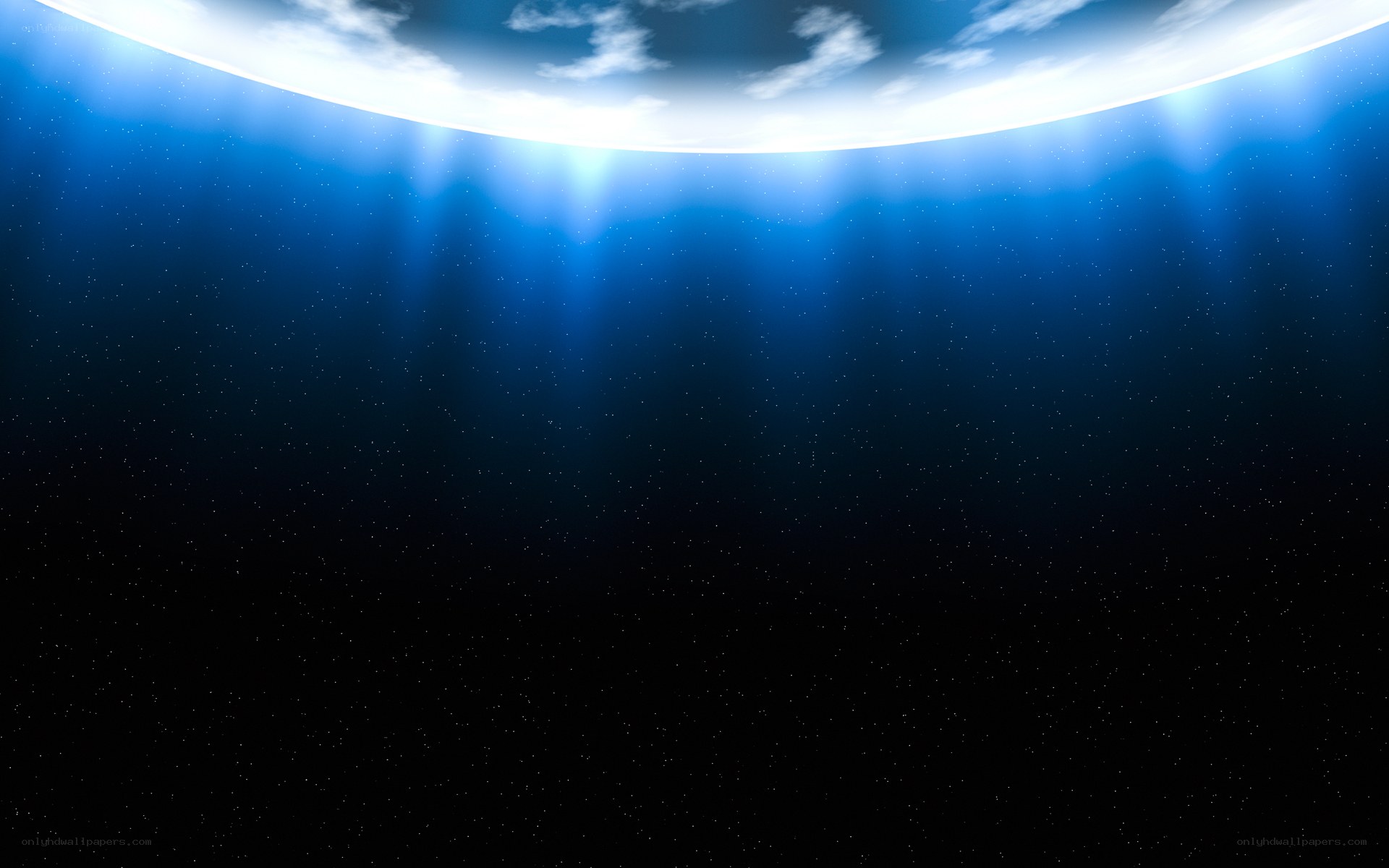 Underwater light rays
