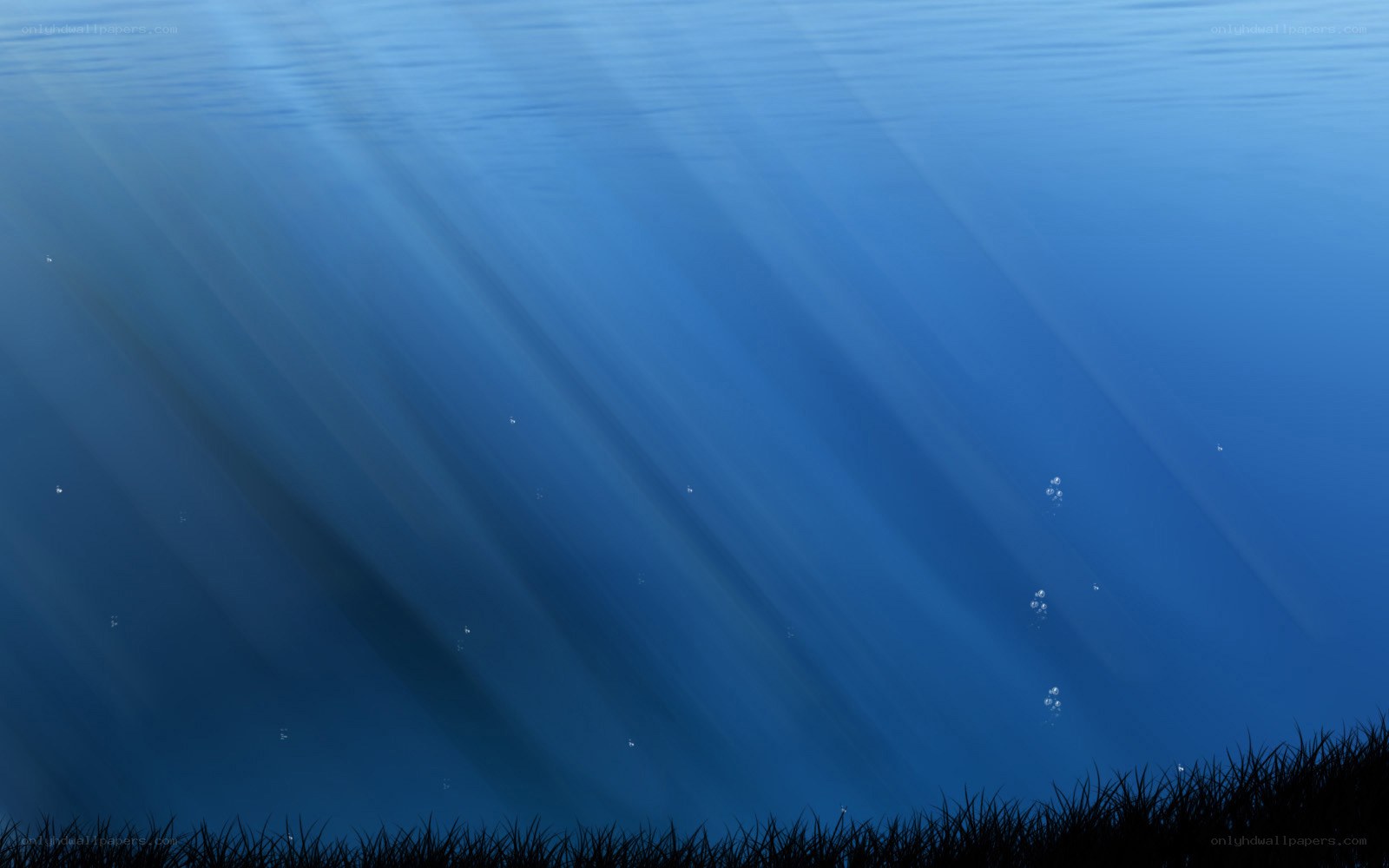 Underwater light rays
