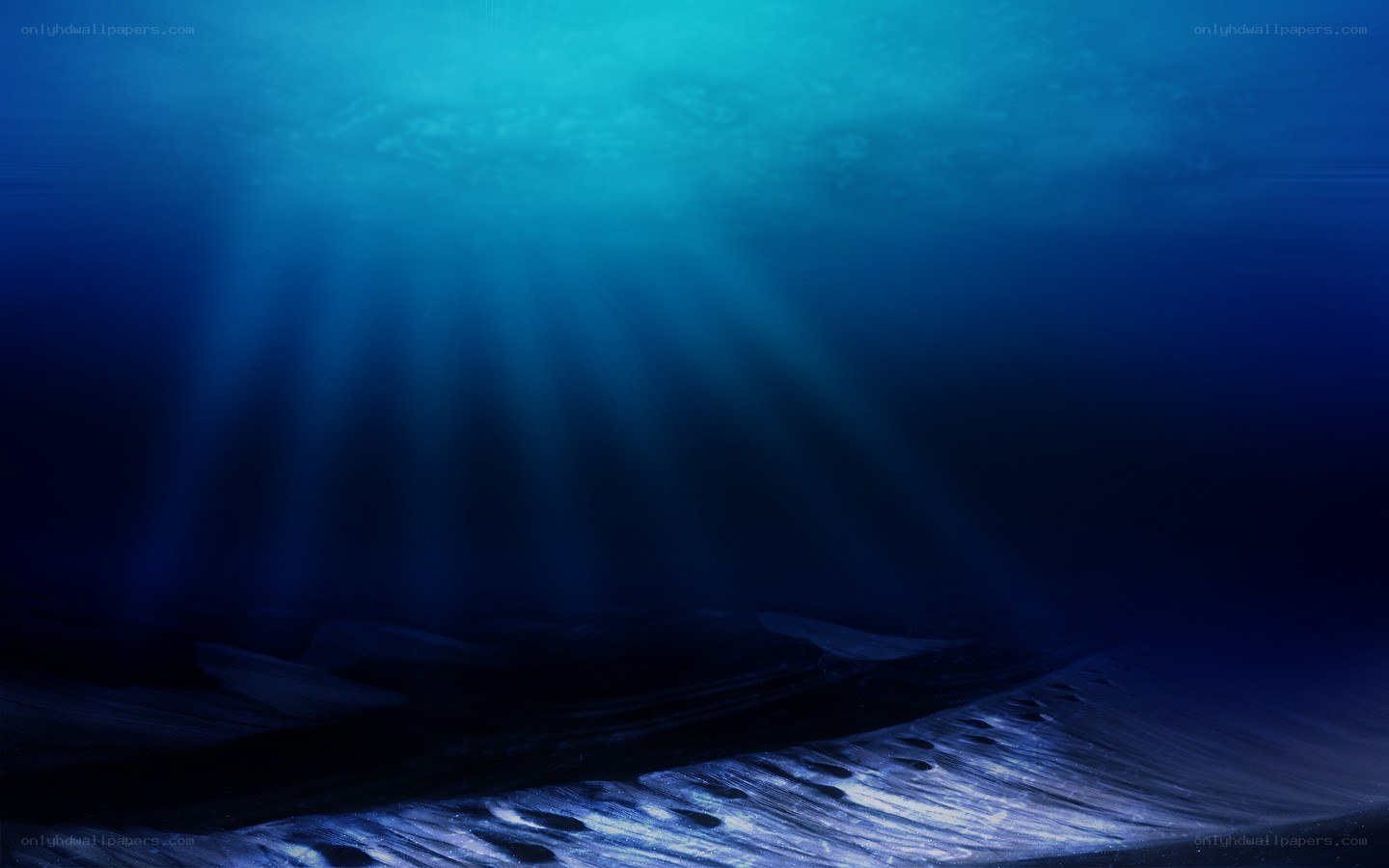 underwater light rays