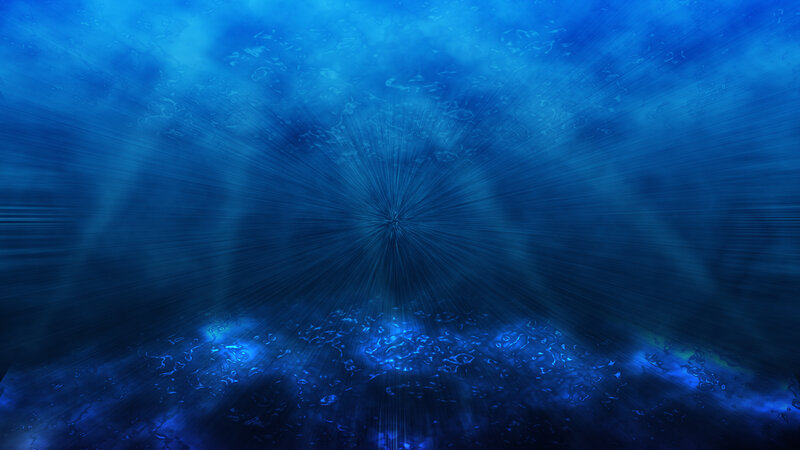 Underwater Light Rays — Blue, Serene