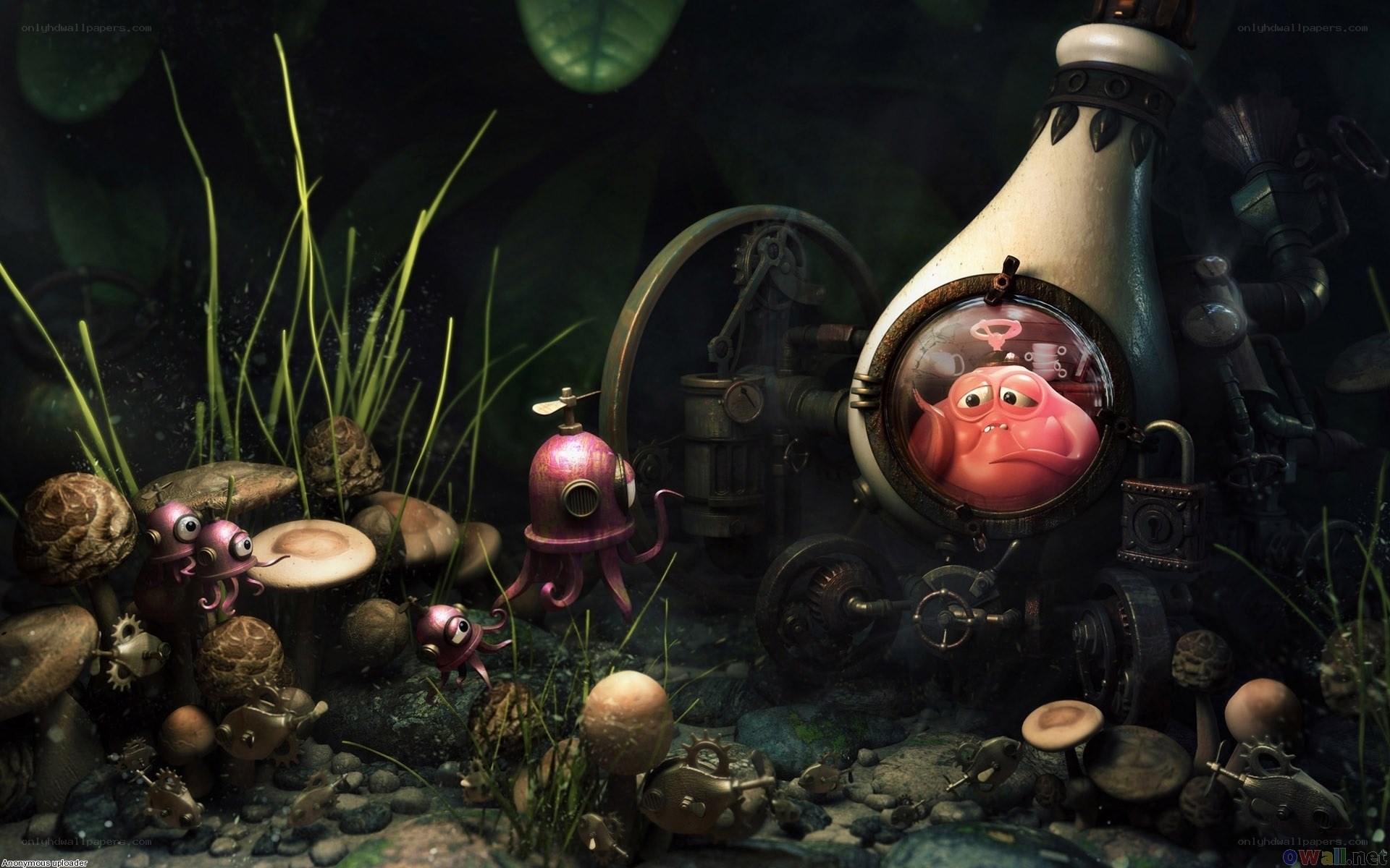 underwater mechanical creatures