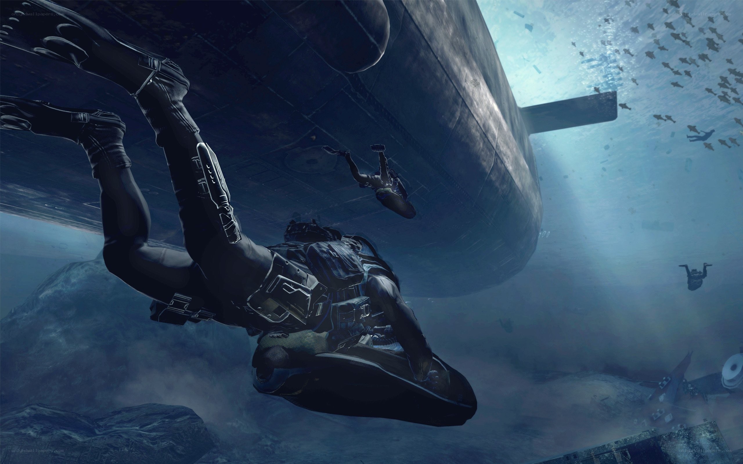 Underwater military operation