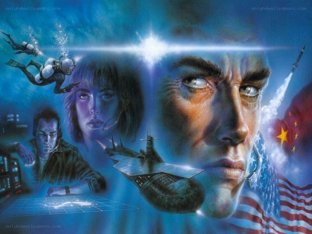 Underwater military thriller artwork