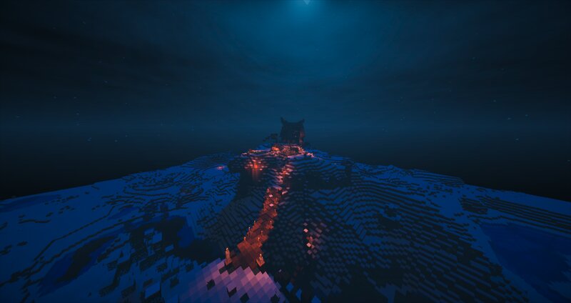 Underwater Mountain Structure